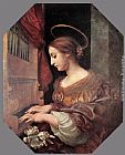 St Cecilia at the Organ